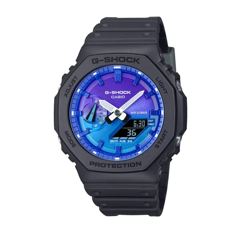 Casio G-Shock Sports Triple G Resist Blue Men’s Watch- GA-2100FL-1A